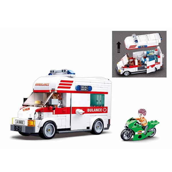 Set de construcție ”Ambulanța”, 328 elem. Set de construcție ”Ambulanța”, 328 elem.