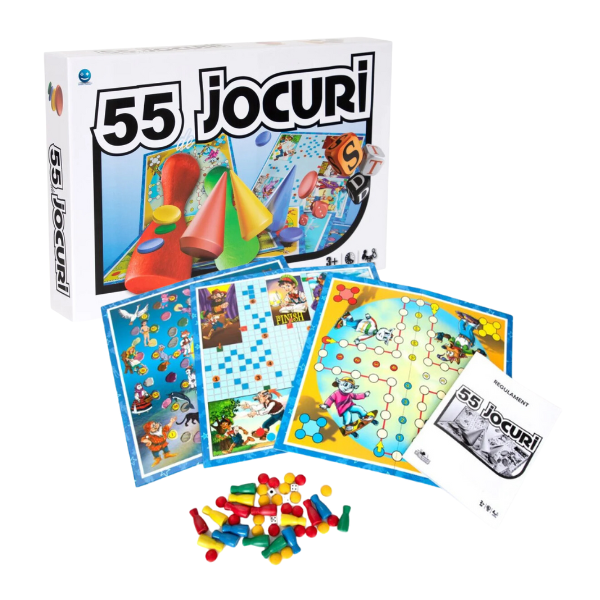 Joc de societate „55 în 1”, (ro), Smile Games Joc de societate „55 în 1”, (ro), Smile Games
