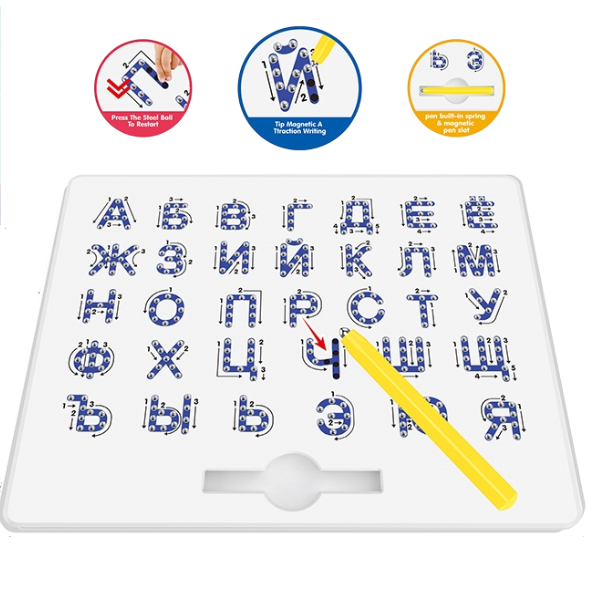 Joc de masă „Tablă de litere magnetică” (rus.) Joc de masă „Tablă de litere magnetică” (rus.)