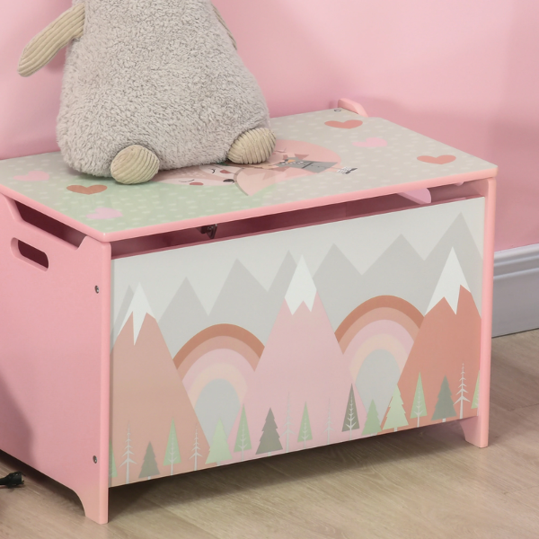 Băncuță cu spațiu de depozitare „Pink Forest”, U-Grow Băncuță cu spațiu de depozitare „Pink Forest”, U-Grow