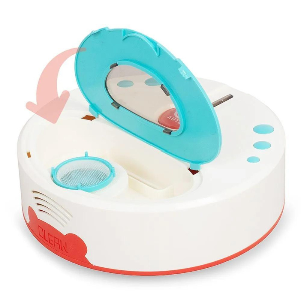 Mini-aspirator robot pentru copii „Curățenie Distractivă” Mini-aspirator robot pentru copii „Curățenie Distractivă”