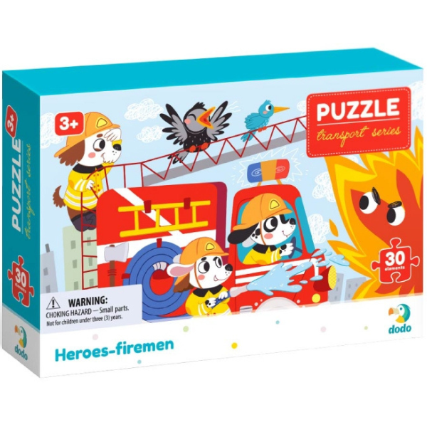Puzzle „Eroii Pompieri”, seria Transport, 30 elem. Puzzle „Eroii Pompieri”, seria Transport, 30 elem.