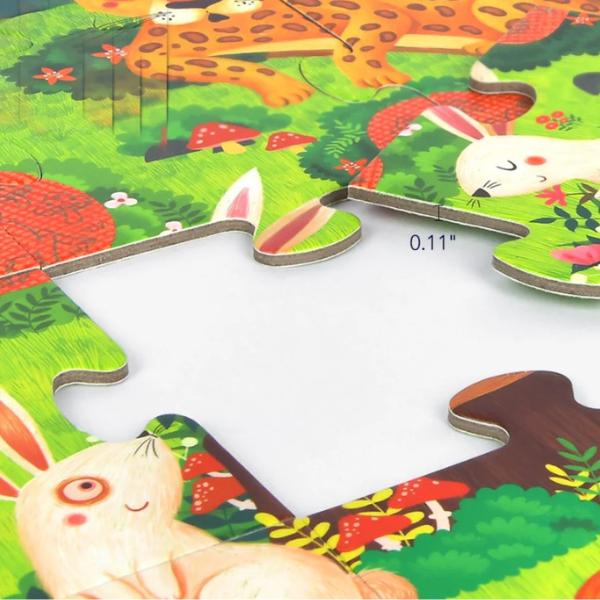 Puzzle cu taine „Pădurea”, 35 elem. Puzzle cu taine „Pădurea”, 35 elem.