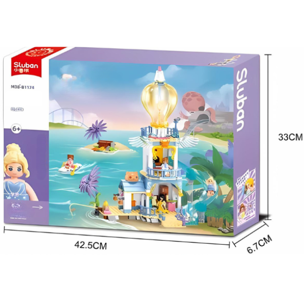 Set de construcție ”Castel cu tobogan”, 404 elem. Set de construcție ”Castel cu tobogan”, 404 elem.