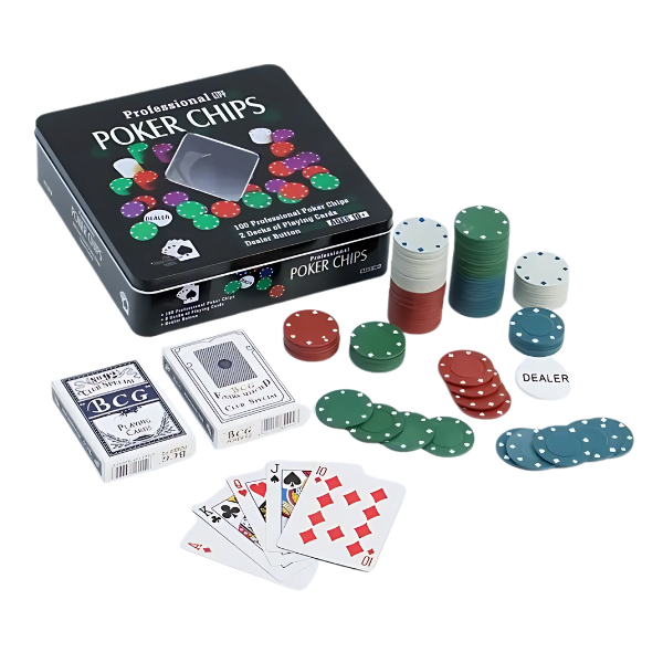 Set de joc „Poker”, 100 jetoane