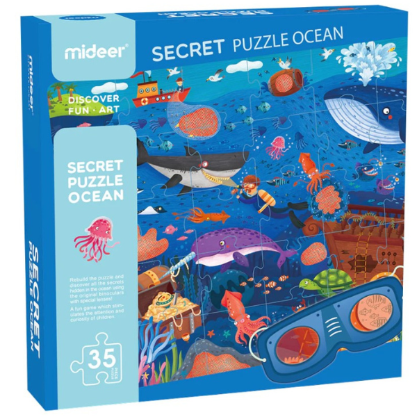 Puzzle cu taine „Oceanul”, 35 elem. Puzzle cu taine „Oceanul”, 35 elem.