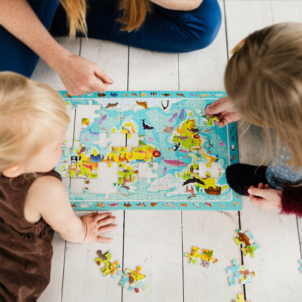 Puzzle „Lumea animalelor”, seria Puzzle de observație, 80 elem. Puzzle „Lumea animalelor”, seria Puzzle de observație, 80 elem.