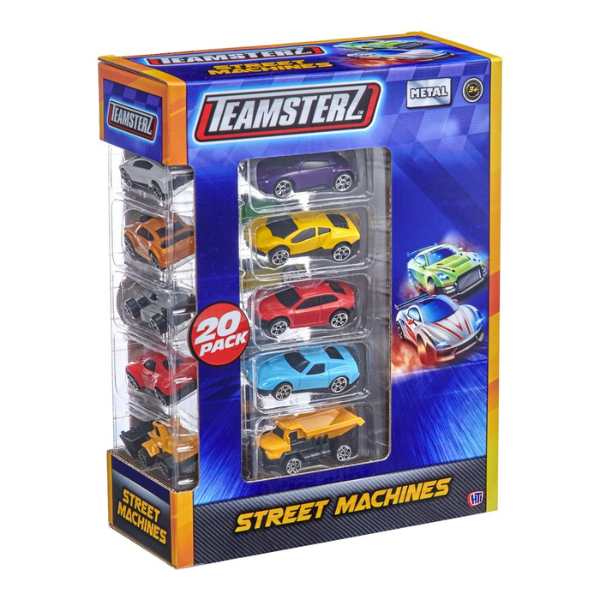 Набор из 20 машинок Teamsterz Street Machines Die-Cast, в асс. Набор из 20 машинок Teamsterz Street Machines Die-Cast, в асс.