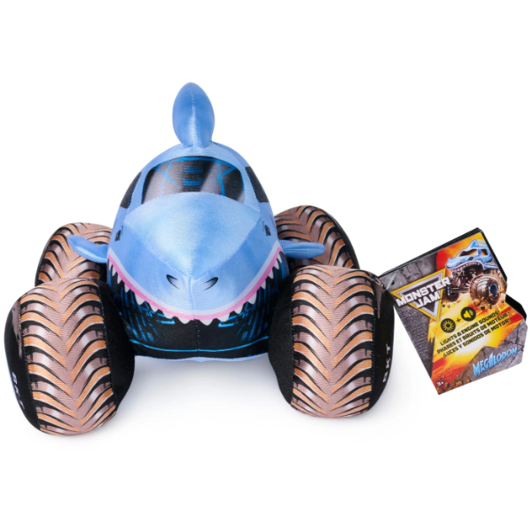 Monster truck „Megalodon și Grave Digger”, de pluș Monster truck „Megalodon și Grave Digger”, de pluș