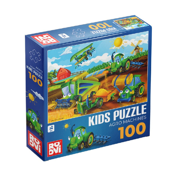 Puzzle „Mașini agricole”, 100 elemente Puzzle „Mașini agricole”, 100 elemente