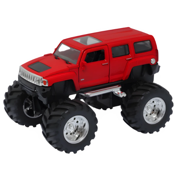 Monster Truck metalic 1:38 Hummer H3, Big Wheel Monster Truck metalic 1:38 Hummer H3, Big Wheel