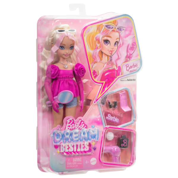 Păpușa Barbie Dream Besties „Malibu” cu accesorii Păpușa Barbie Dream Besties „Malibu” cu accesorii