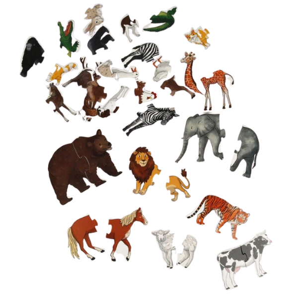 Puzzle „Animale”, 36 piese, Smile Games Puzzle „Animale”, 36 piese, Smile Games