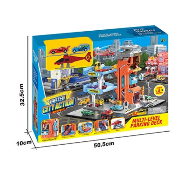 Set de joacă „Parcaj multi-etajat cu helipad” Set de joacă „Parcaj multi-etajat cu helipad”
