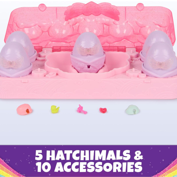 Радужный набор «Rainbow Splash» с мини-фигурками и аксессуарами, Hatchimals Alive Радужный набор «Rainbow Splash» с мини-фигурками и аксессуарами, Hatchimals Alive