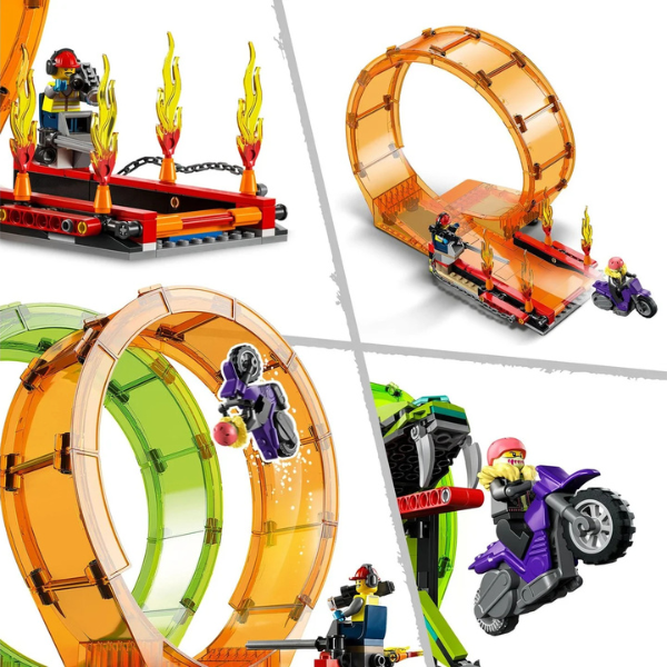 LEGO City «Double Loop Stunt Arena», 598 элем. LEGO City «Double Loop Stunt Arena», 598 элем.
