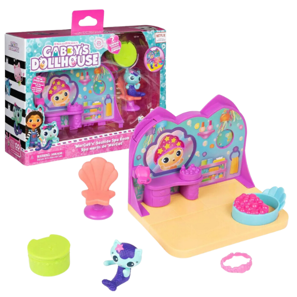 Setul „Camera de spa” + accesorii, seria Gabby’s Dollhouse