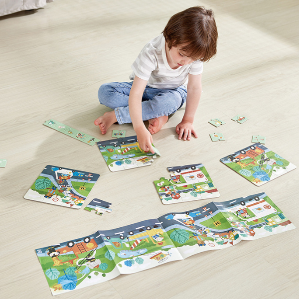 Set puzzle 4 în 1 „Operațiunea de salvare” Set puzzle 4 în 1 „Operațiunea de salvare”