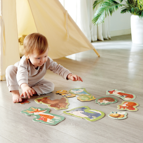 Set puzzle 10 în 1 „Prietenii pădurii” Set puzzle 10 în 1 „Prietenii pădurii”