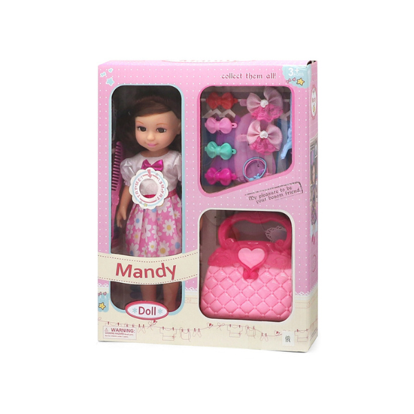 Păpușa Mandy cu gentuță Păpușa Mandy cu gentuță