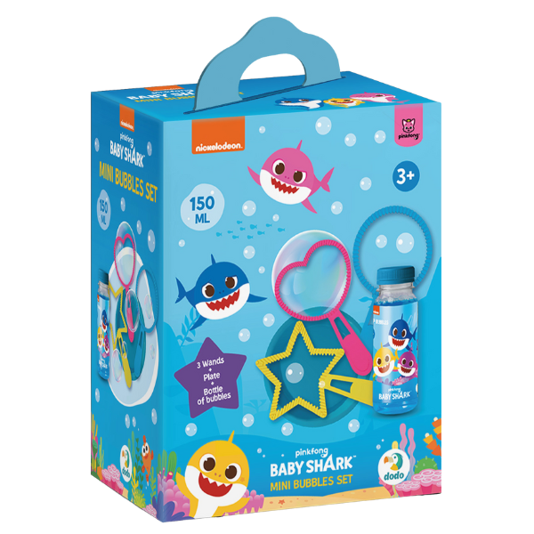 Set pentru baloane de săpun „Baby Shark”, 150 ml Set pentru baloane de săpun „Baby Shark”, 150 ml