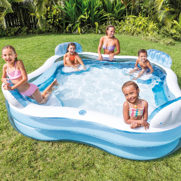 INTEX Piscină gonflabilă pentru familie 229x229x66 cm, 990 L, 3+ INTEX Piscină gonflabilă pentru familie 229x229x66 cm, 990 L, 3+