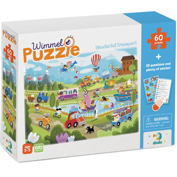 Joc de dezvoltare-puzzle „Vara în sat”, seria Wimmelpuzzle, 60 elem. Joc de dezvoltare-puzzle „Vara în sat”, seria Wimmelpuzzle, 60 elem.