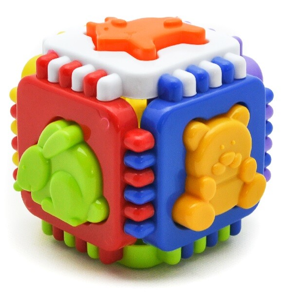Jucărie-sorter „Cubul logic” din 12 elem. Jucărie-sorter „Cubul logic” din 12 elem.
