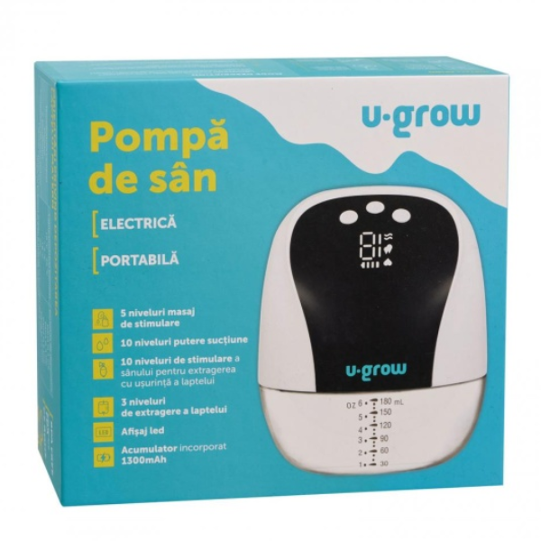 Pompa de sân electrică și portabilă U-Grow Pompa de sân electrică și portabilă U-Grow