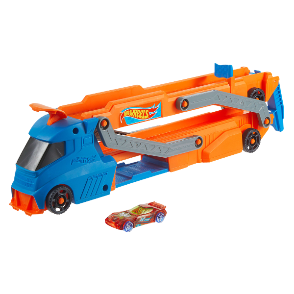 Transportator cu Circuit Hot Wheels Speed Track Transportator cu Circuit Hot Wheels Speed Track