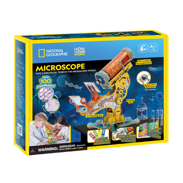 STEM Series 3D-пазл «Микроскоп» — изучаем биологию STEM Series 3D-пазл «Микроскоп» — изучаем биологию
