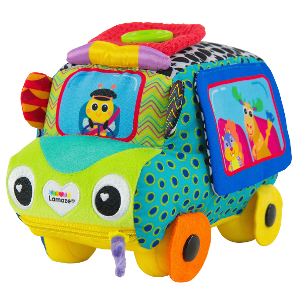 Jucăria educativă din pluș ”Autobuzul Freddie” Jucăria educativă din pluș ”Autobuzul Freddie”