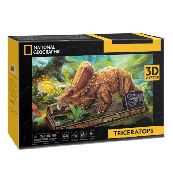 3D puzzle “Triceratops”, 44 elemente 3D puzzle “Triceratops”, 44 elemente