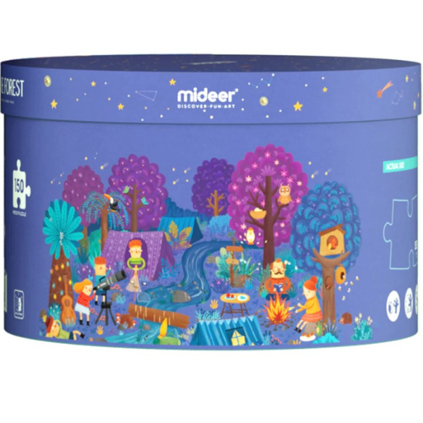 Puzzle rotund “O zi în pădure”, 150 elem. Puzzle rotund “O zi în pădure”, 150 elem.