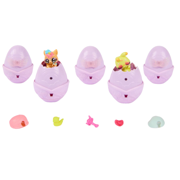Радужный набор «Rainbow Splash» с мини-фигурками и аксессуарами, Hatchimals Alive Радужный набор «Rainbow Splash» с мини-фигурками и аксессуарами, Hatchimals Alive