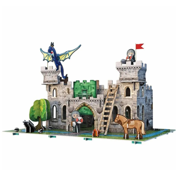 Puzzle 3D „Cetatea Dragonului”, 116 piese. Puzzle 3D „Cetatea Dragonului”, 116 piese.