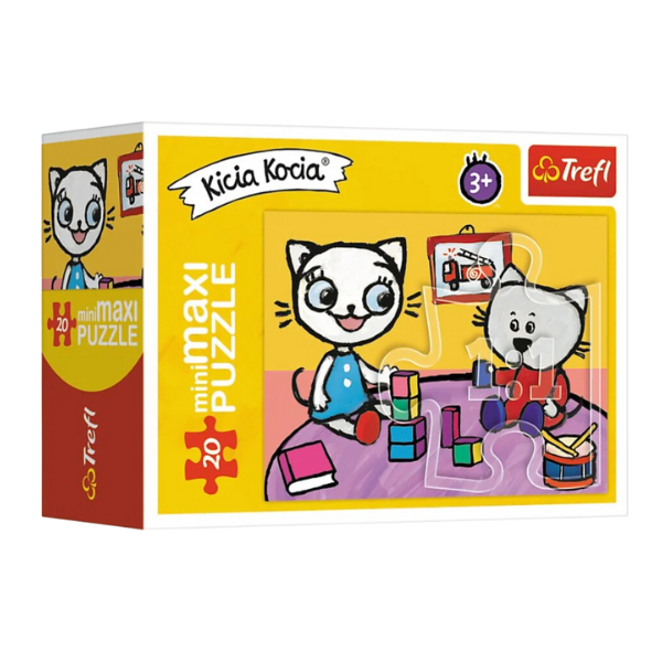 Puzzle – miniMaxi Kittykit 20 piese, (as.) Puzzle – miniMaxi Kittykit 20 piese, (as.)