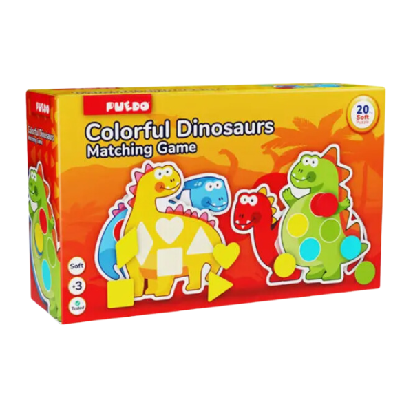 Joc educativ „Dinozauri colorați”, 20 elem. Joc educativ „Dinozauri colorați”, 20 elem.
