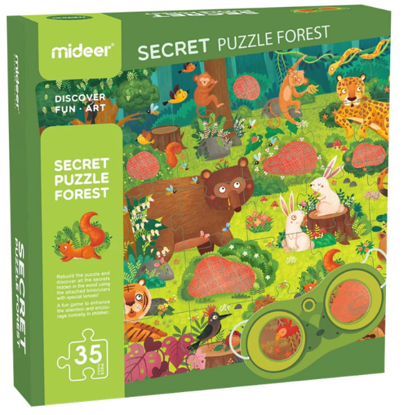 Puzzle cu taine „Pădurea”, 35 elem. Puzzle cu taine „Pădurea”, 35 elem.