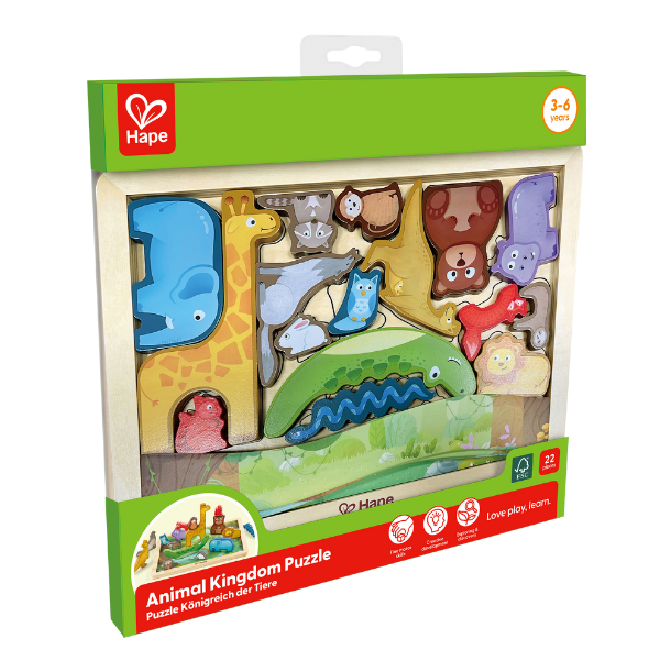 Puzzle „Regatul Animalelor”, 16 piese Puzzle „Regatul Animalelor”, 16 piese
