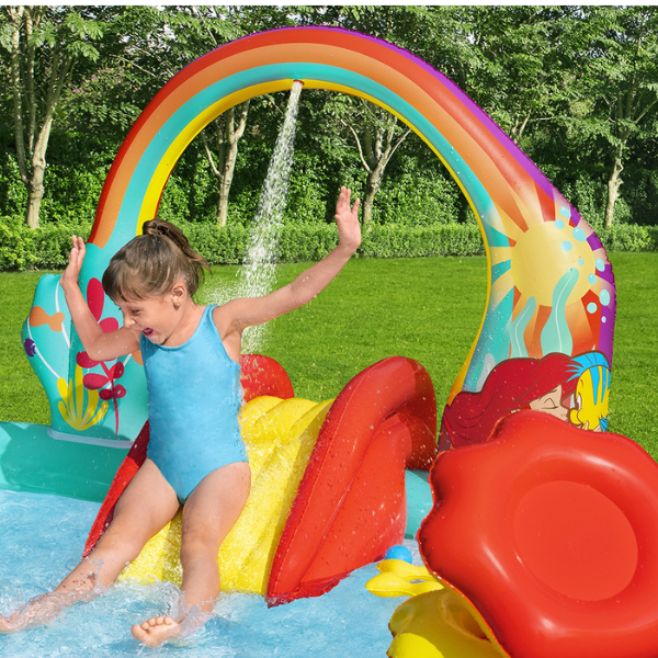 Bestway Centrul de joc gonflabil „Disney Sirena”, 221x193x140 cm, 2+ Bestway Centrul de joc gonflabil „Disney Sirena”, 221x193x140 cm, 2+