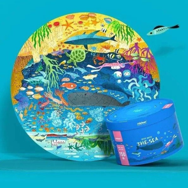 Puzzle rotund „Scufundă-te în mare” 150 elem. Puzzle rotund „Scufundă-te în mare” 150 elem.