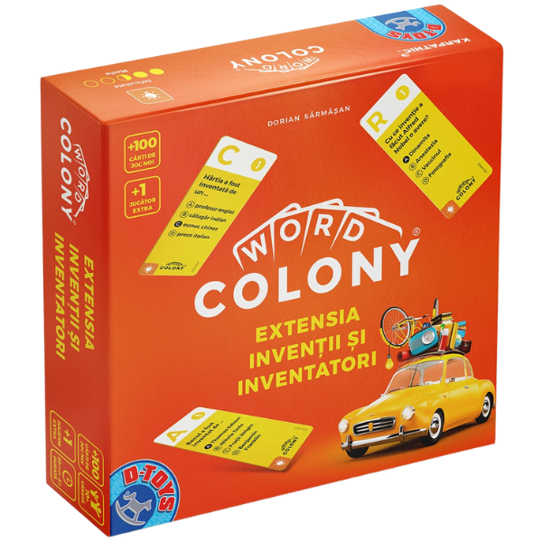 Настольная игра «Word Colony — Изобретения и изобретатели», рум.