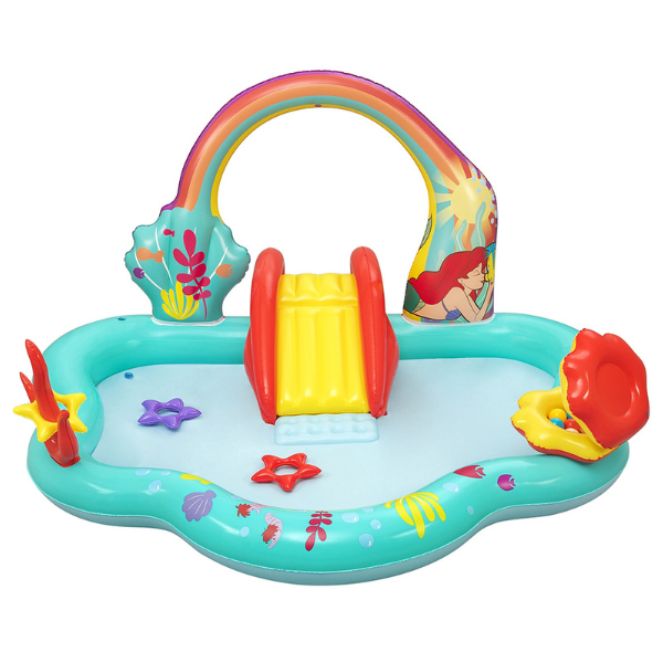 Bestway Centrul de joc gonflabil „Disney Sirena”, 221x193x140 cm, 2+ Bestway Centrul de joc gonflabil „Disney Sirena”, 221x193x140 cm, 2+