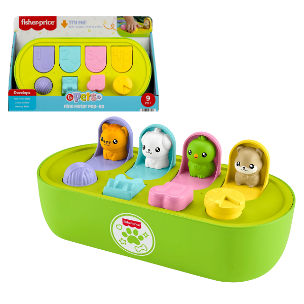 Jucărie educativă „De-a v-ați ascunselea cu animalele” de la Fisher Price