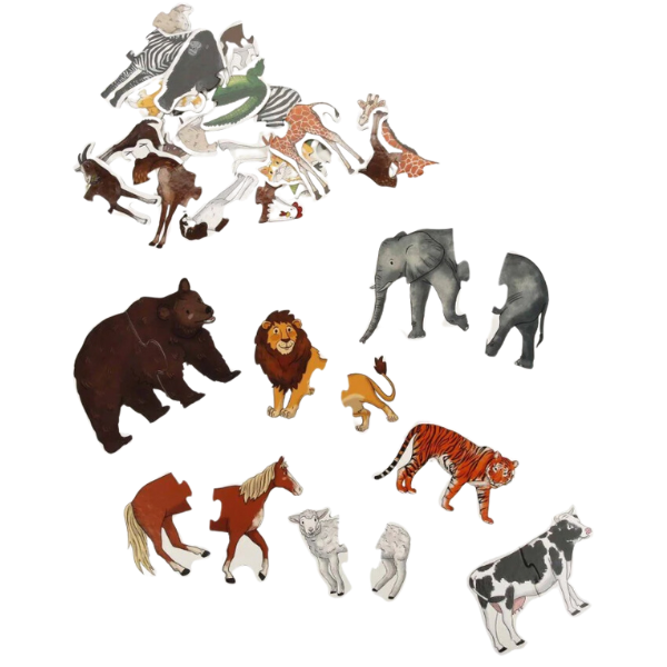Puzzle „Animale”, 36 piese, Smile Games Puzzle „Animale”, 36 piese, Smile Games