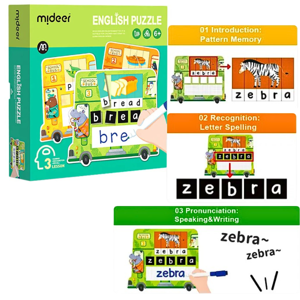 Set de dezvoltare „Învățăm a scrie și a citi” (engl.) Set de dezvoltare „Învățăm a scrie și a citi” (engl.)