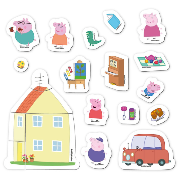 Joc magnetic „Casa de vis”, seria Peppa Pig, 20 elem. Joc magnetic „Casa de vis”, seria Peppa Pig, 20 elem.