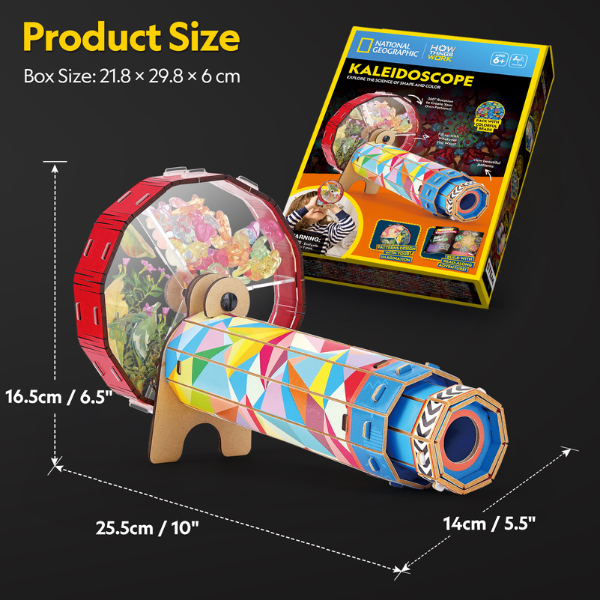 STEM Series 3D puzzle „Caleidoscop” – învățăm formele și culorile, 64 elem. STEM Series 3D puzzle „Caleidoscop” – învățăm formele și culorile, 64 elem.