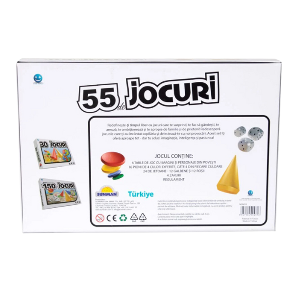 Joc de societate „55 în 1”, (ro), Smile Games Joc de societate „55 în 1”, (ro), Smile Games
